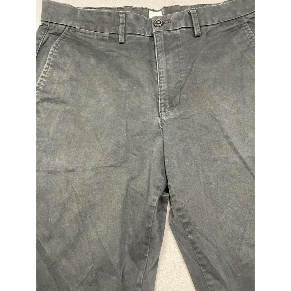 GAP Essential Khaki Slim Cotton Blend Black 32x32 Mens